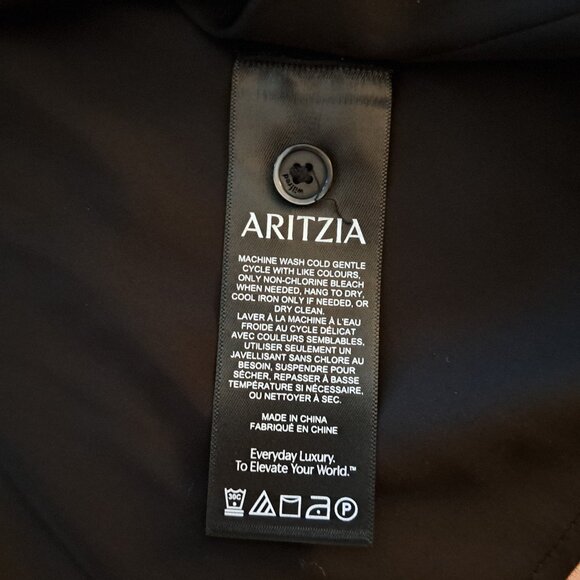 ARITZIA Wilfred Broadway Dress, black/berry floral, sz M - Picture 10 of 10